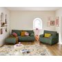 Voir la diapositive 6 : BEST MOBILIER Cristal - pouf modulable - 65 cm - en fausse fourrure côtelée