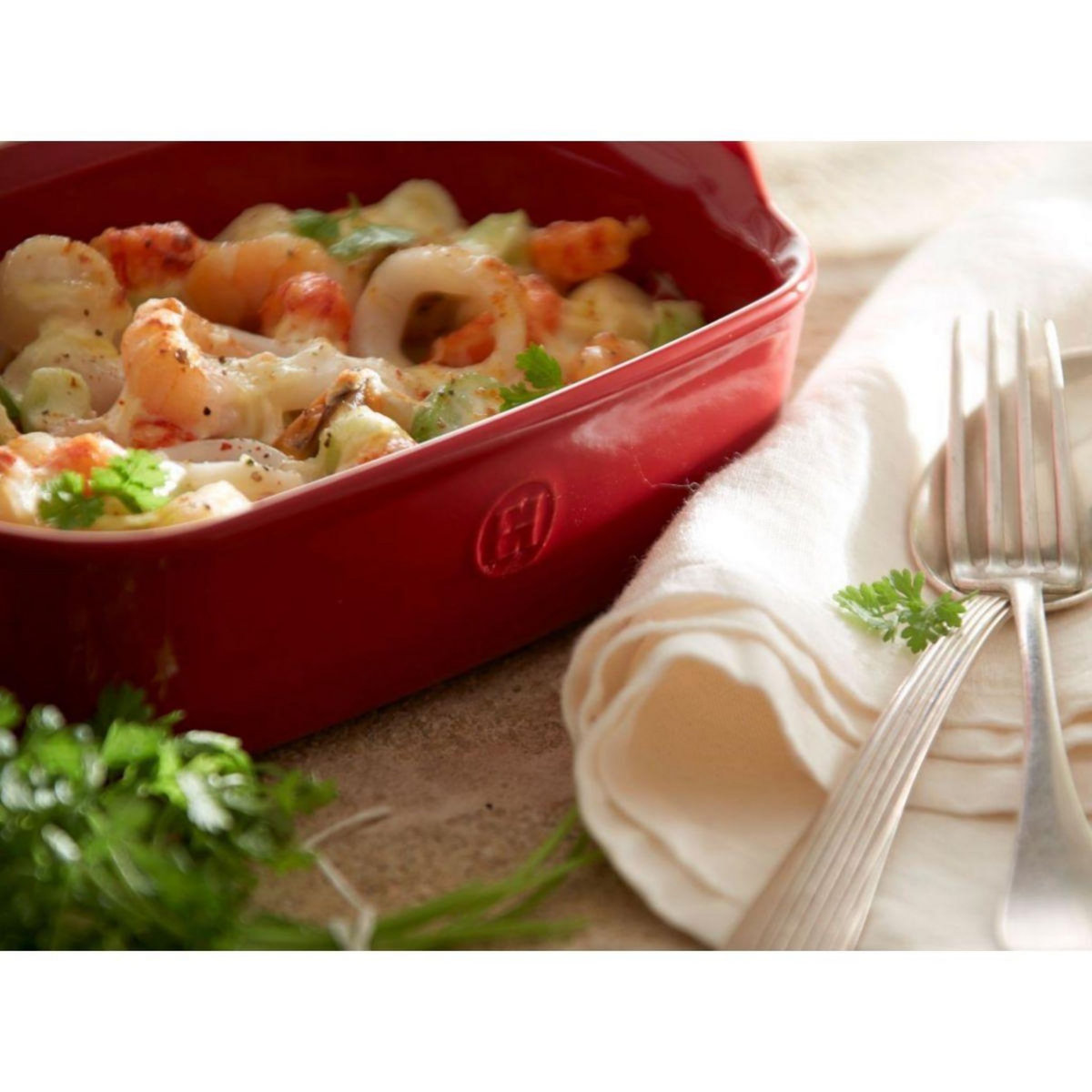 EMILE HENRY Plat au four individuel Ultime Grand Cru 22x14.5cm