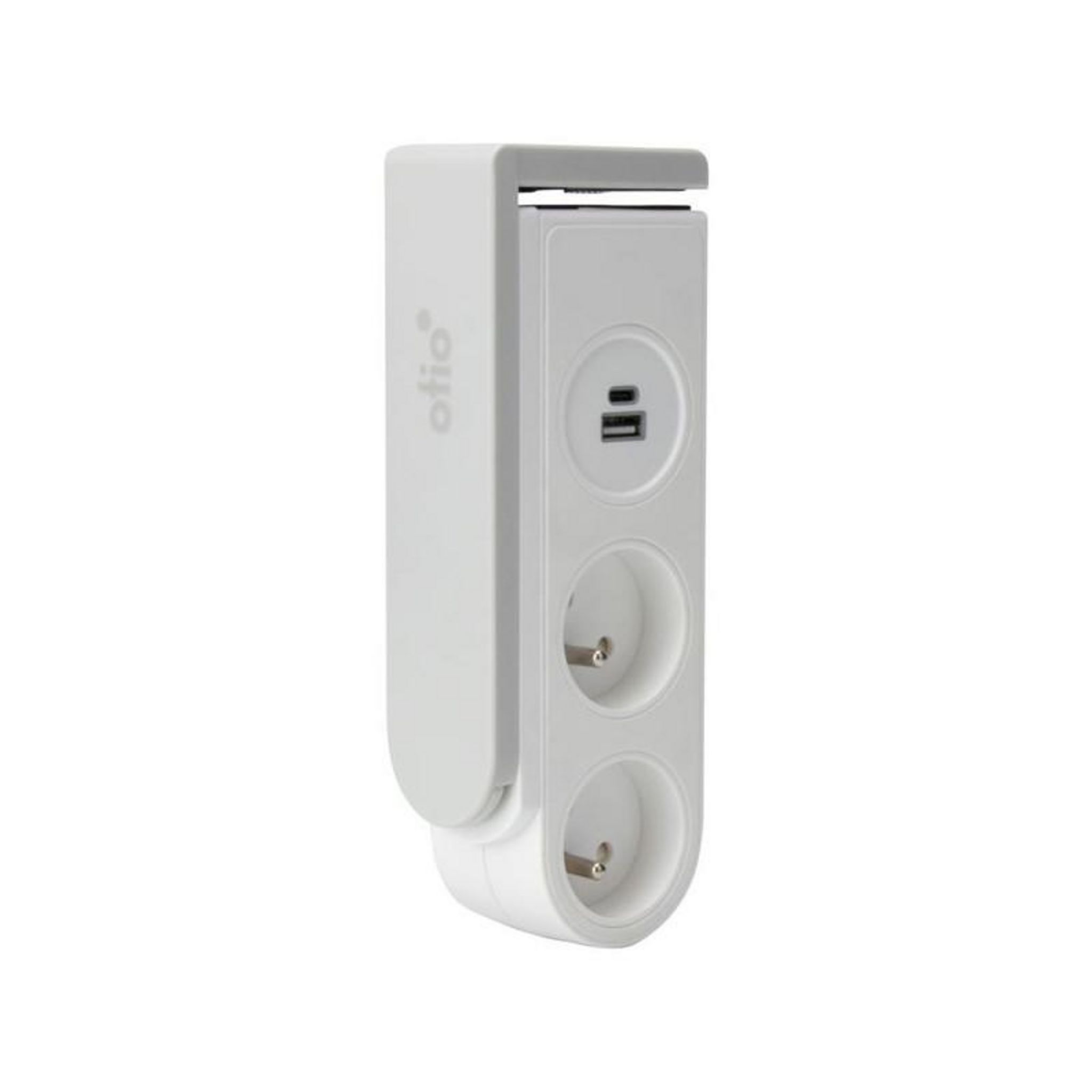 Prise Encastrable Plan De Travail Otio Prise Encastrée USB-C Et Induction QI - Chargeur Plan De Travail 16A Noir Prise Encastrable Usb - 3