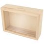 Voir la diapositive 2 : Artemio 6 tirelires cadres en bois à customiser 12 x 17 cm