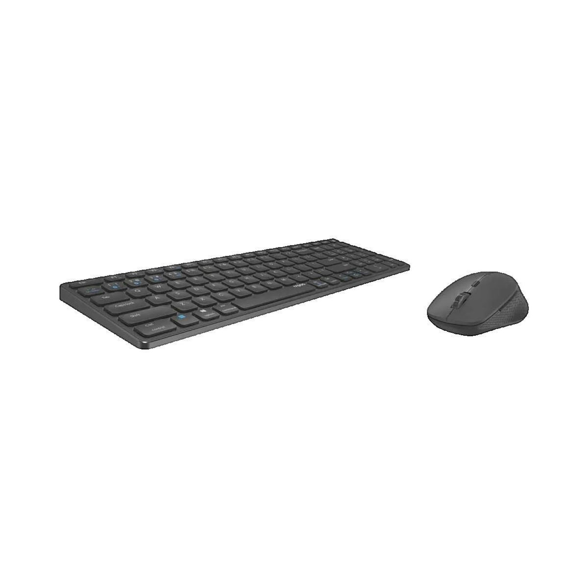 RAPOO Ensemble clavier et souris Rapoo 9700M sans fil noir