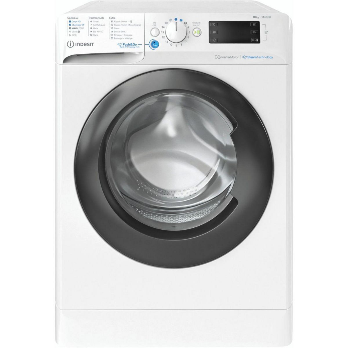 Indesit Lave linge hublot BWE101496XWKVFR