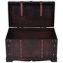 Voir la diapositive 4 : VIDAXL Coffre vintage de rangement bois 66 x 38 x 40 cm