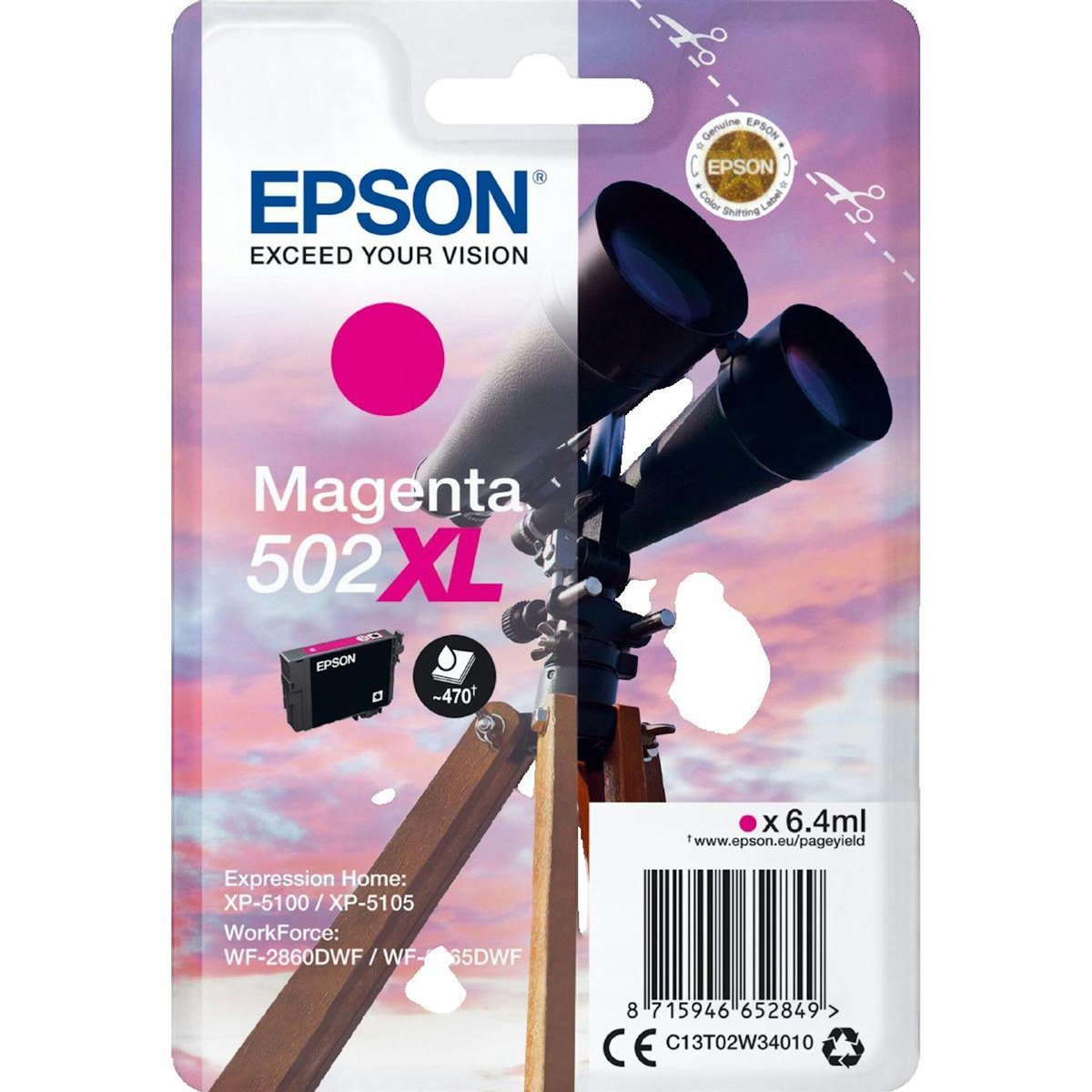 Epson Cartouche d'encre Epson 502XL Magenta
