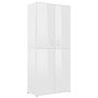 Voir la diapositive 2 : VIDAXL Armoire a chaussures Blanc brillant 80x39x178cm Bois ingenierie