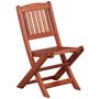 Voir la diapositive 2 : VIDAXL Chaises a manger pour enfants lot de 2 Bois d'eucalyptus