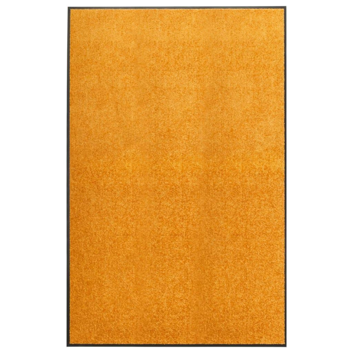 VIDAXL Paillasson lavable Orange 120x180 cm