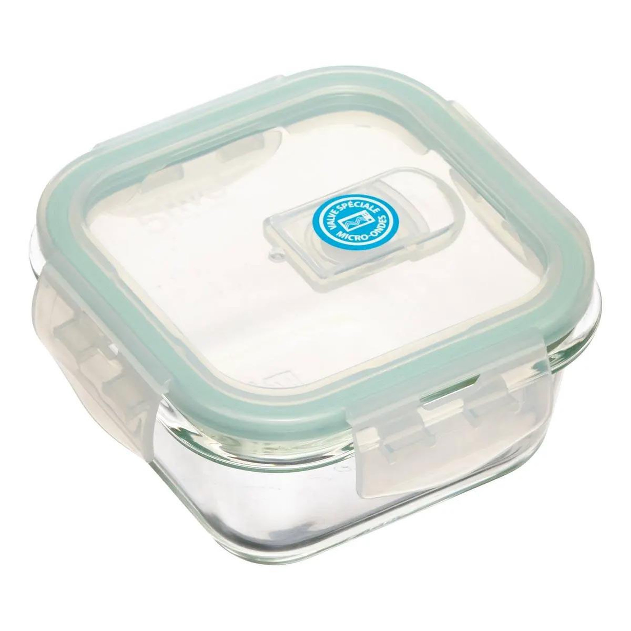 FIVE Boîte de conservation carrée  clipeat  330ml bleu
