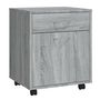 Voir la diapositive 2 : VIDAXL Armoire roulante Sonoma gris 45x38x54 cm Bois d'ingenierie