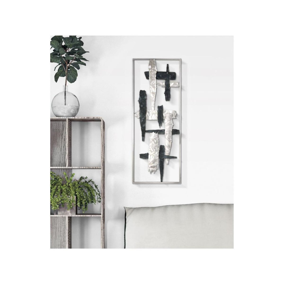 Paris Prix Décoration Murale Encadrée en Métal  New Art  74cm Multicolore