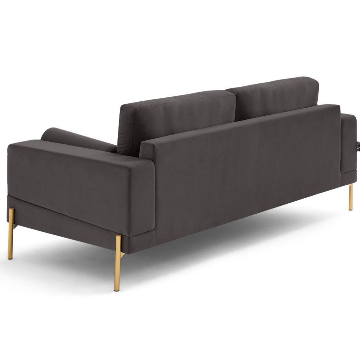 LISA DESIGN Isaure - canapé droit 3 places en velours