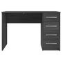Voir la diapositive 1 : Bureau droit 4 tiroirs L110cm CARLOS