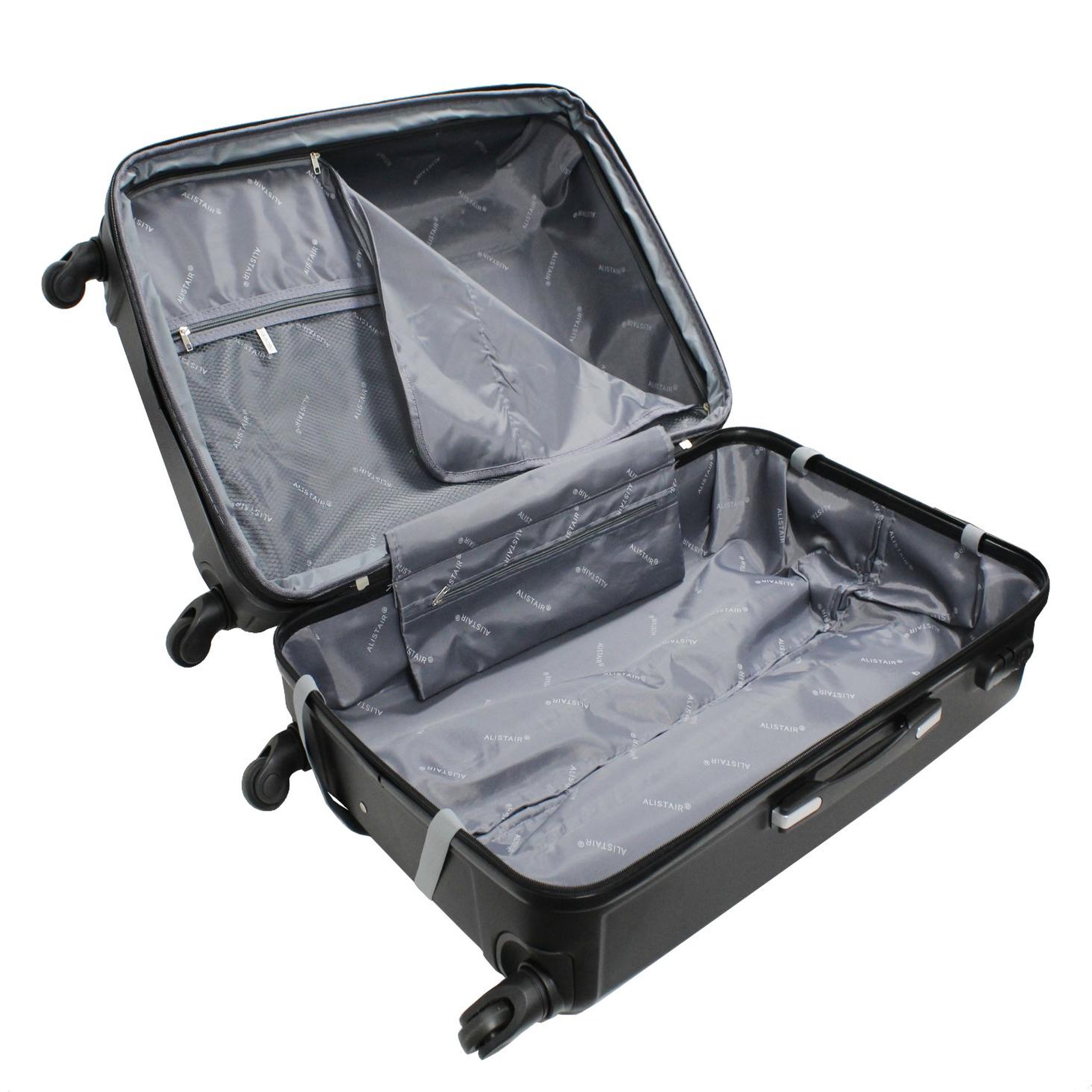 Voir la diapositive 6 : Alistair Valise grande taille Alistair - Collection Iron - 4 roues - ABS ultra résistant