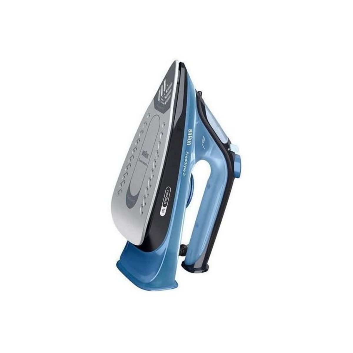 BRAUN BRAUN FI3194 BK FreeStyle 3 - Fer vapeur - Puissance 2400 W - Vapeur constante 45 g/min Pressing 200g/min - Semelle SuperCeramic