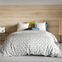 Voir la diapositive 1 : Les Ateliers du Linge Parure de housse de couette 100% coton 57fils vita