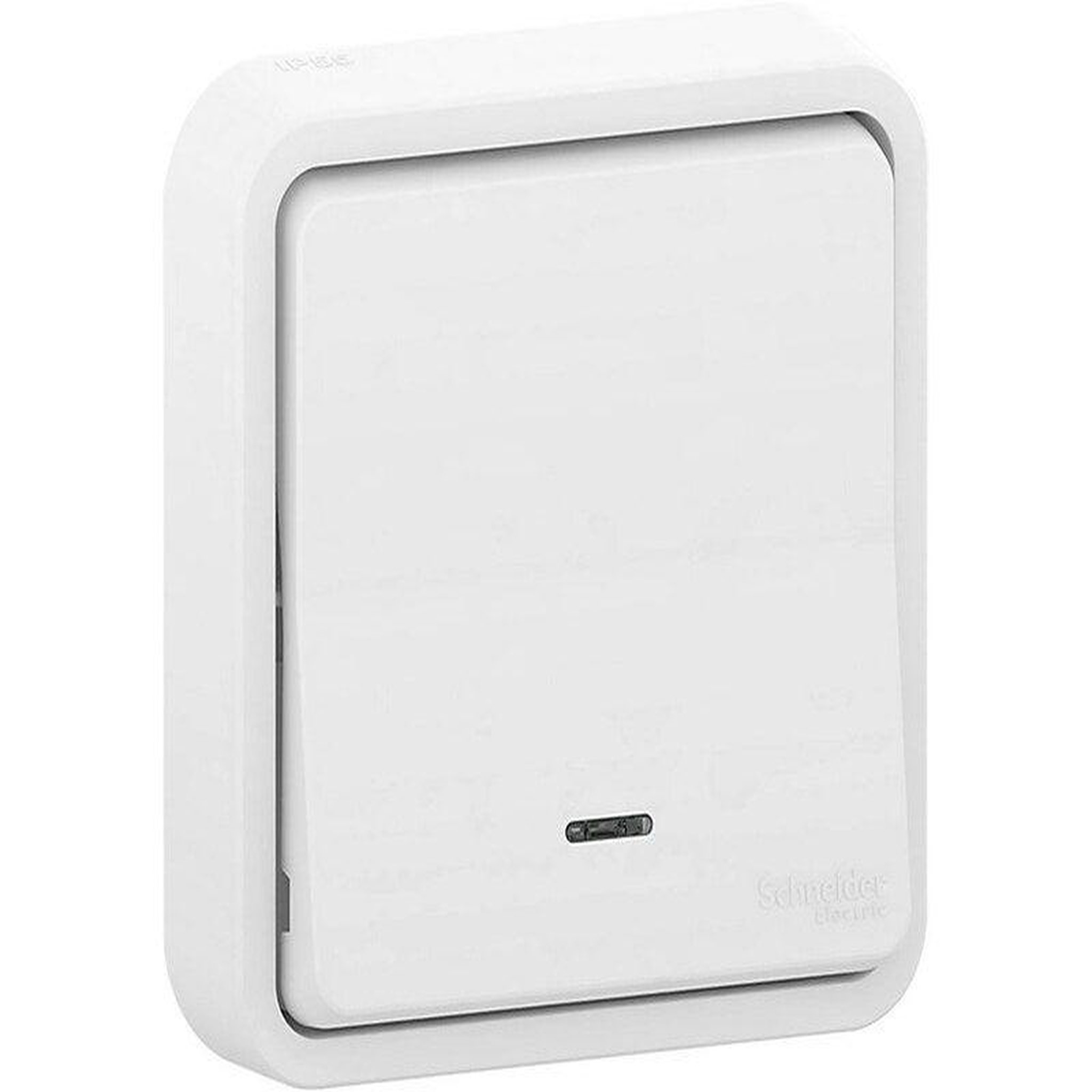 Schneider Electric Interrupteur va-et-vient étanche encastré complet Mureva Styl, SCHNEIDER ELECTRIC, blanc