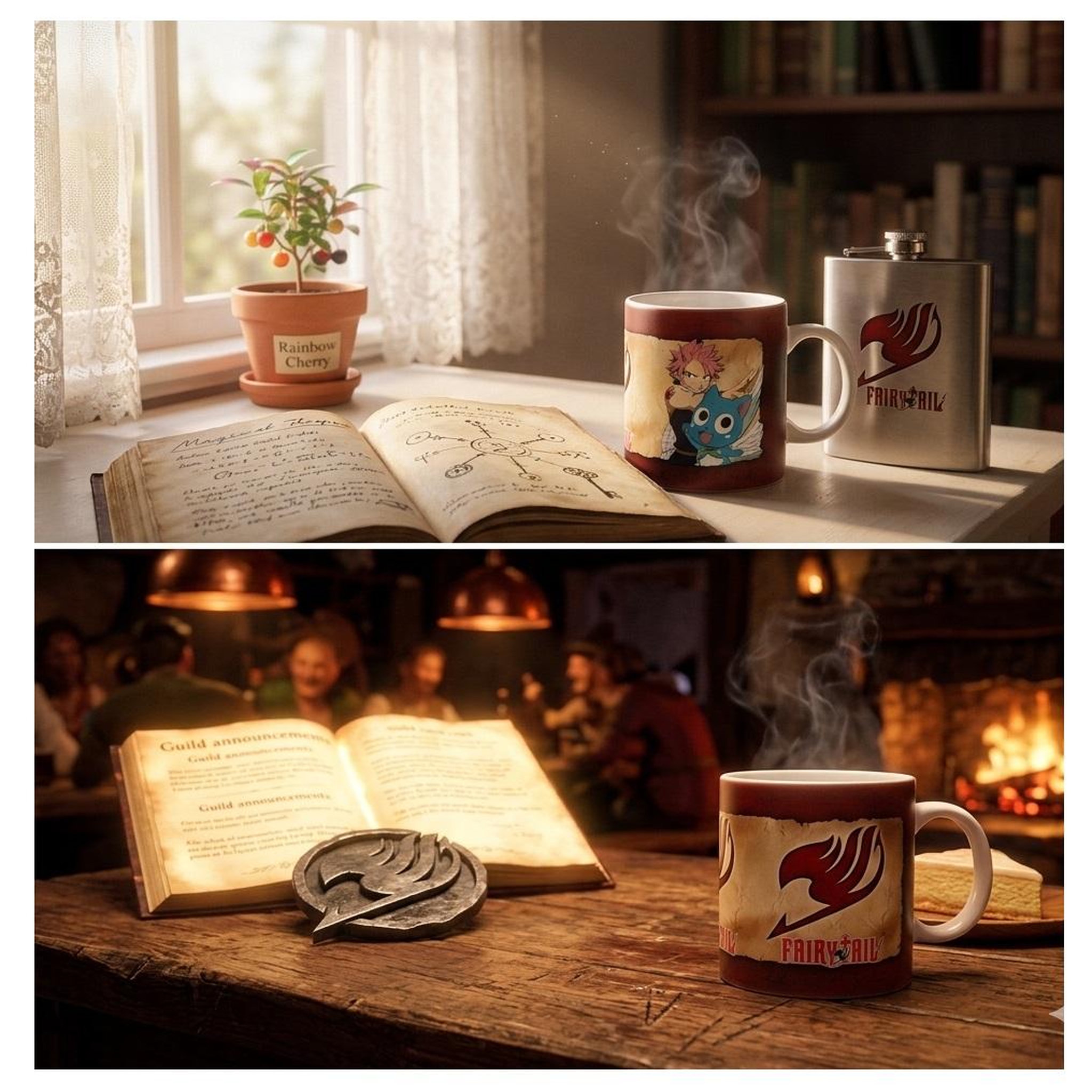 Voir la diapositive 6 : Eden Mug en céramique natsu, lucy et happy fairy trail 9 cm