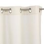 Voir la diapositive 2 : ATMOSPHERA Rideau à Œillets  Memories  140x260cm Ivoire