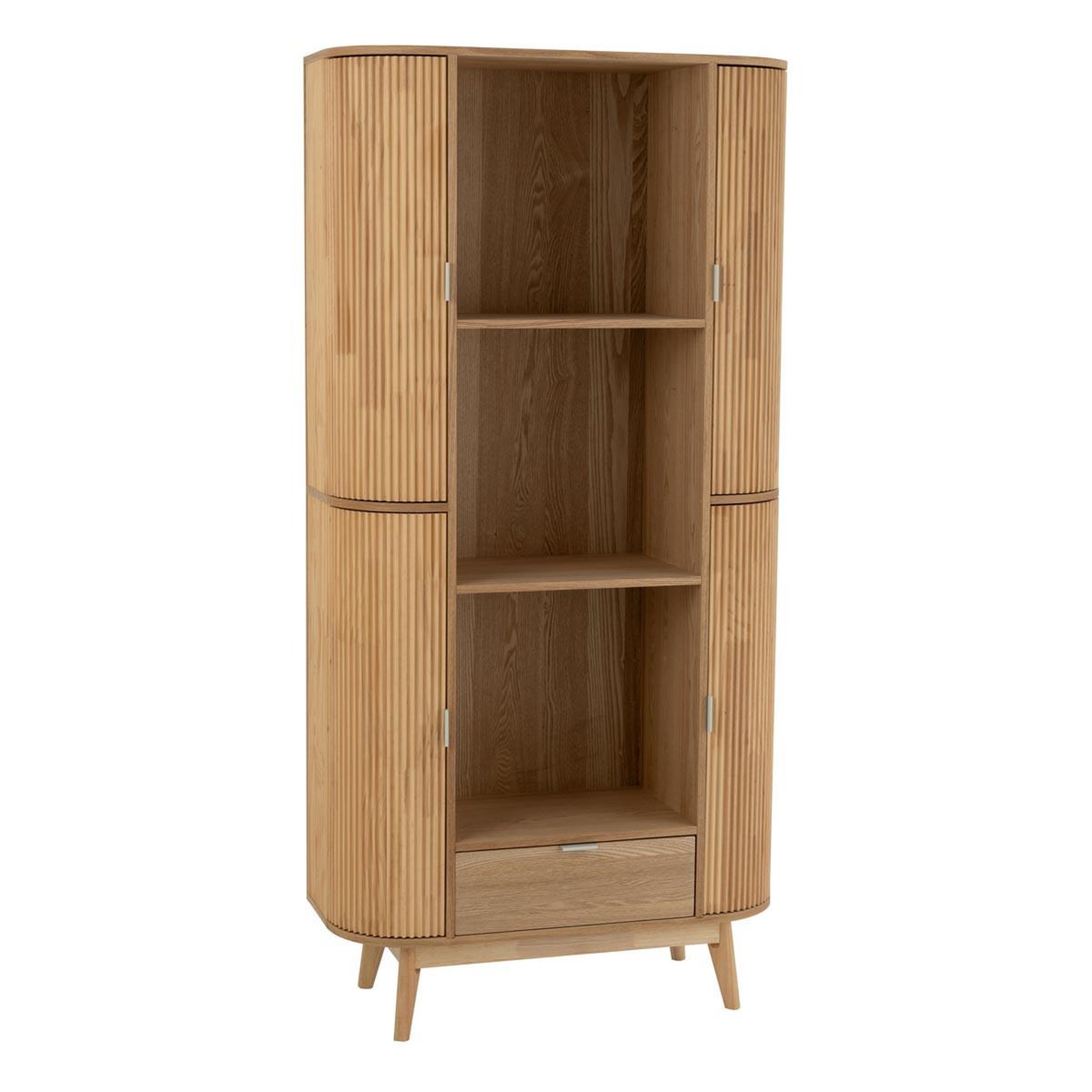 J-LINE Bibliothèque en bois  alta  180cm naturel