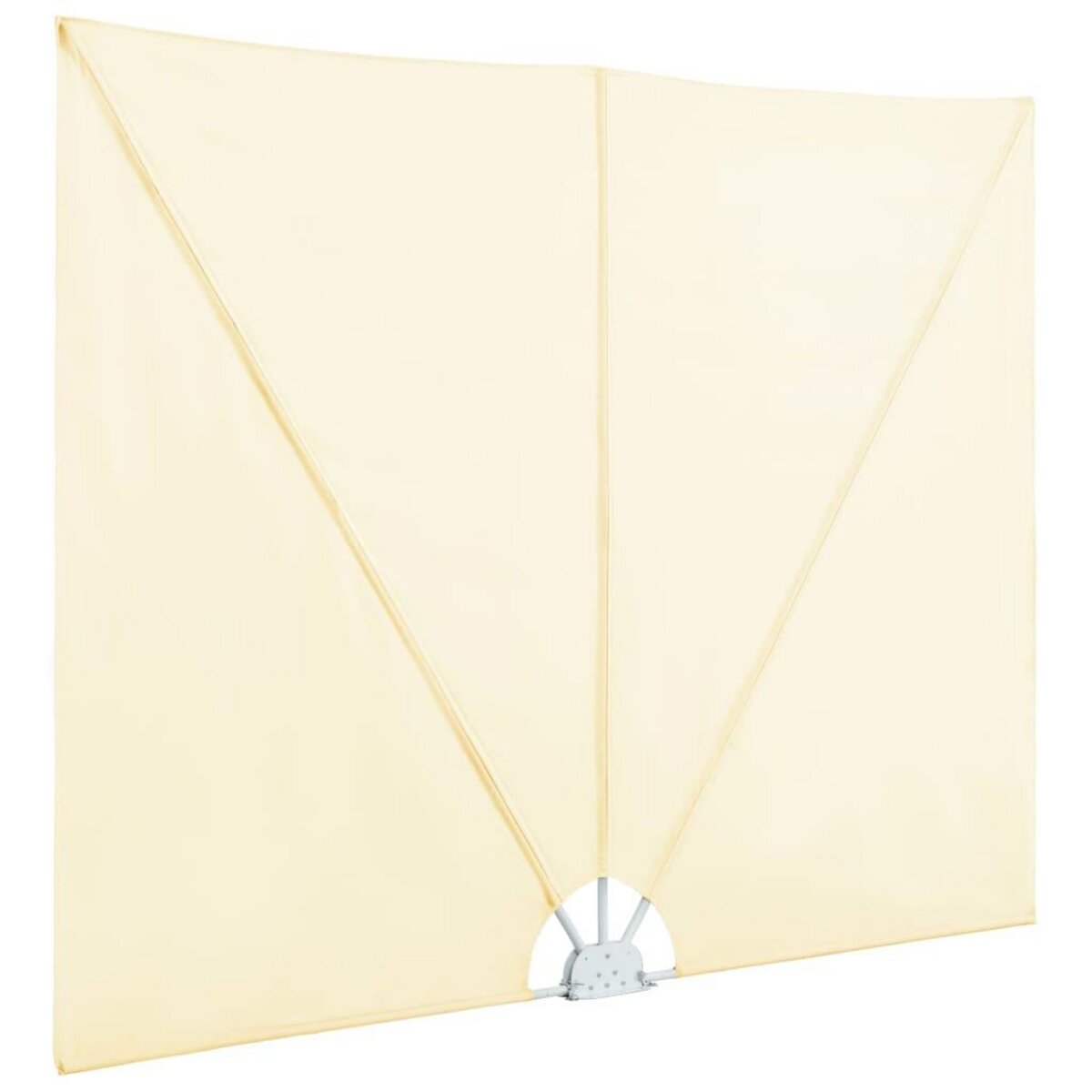 VIDAXL Auvent lateral pliable de terrasse Creme 300 x 200 cm