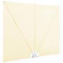 Voir la diapositive 5 : VIDAXL Auvent lateral pliable de terrasse Creme 300 x 200 cm