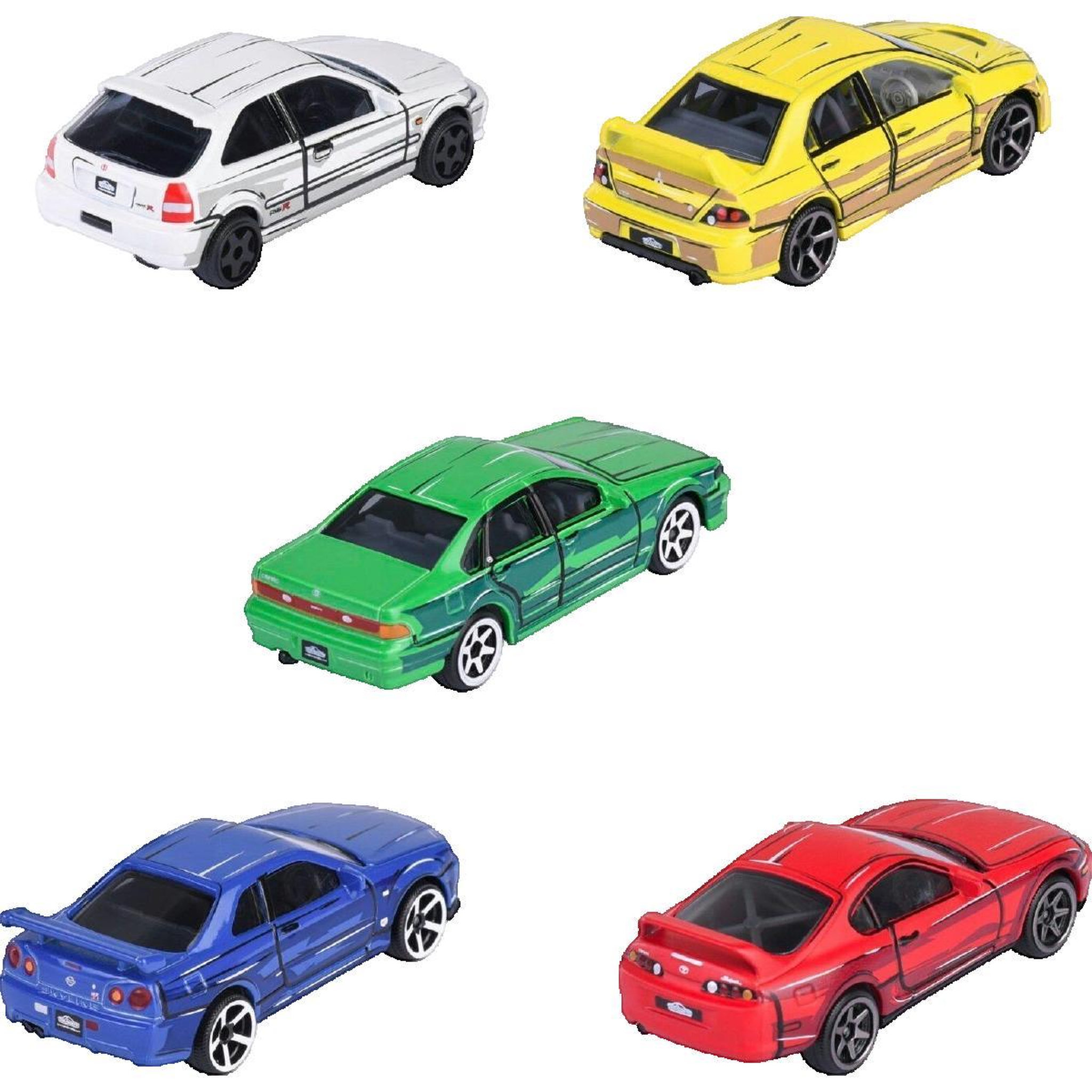 Voir la diapositive 3 : Majorette Coffret de véhicules miniatures - MAJORETTE - Japan Series - 5 véhicules en métal - Échelle 1/64 - Des 3 ans