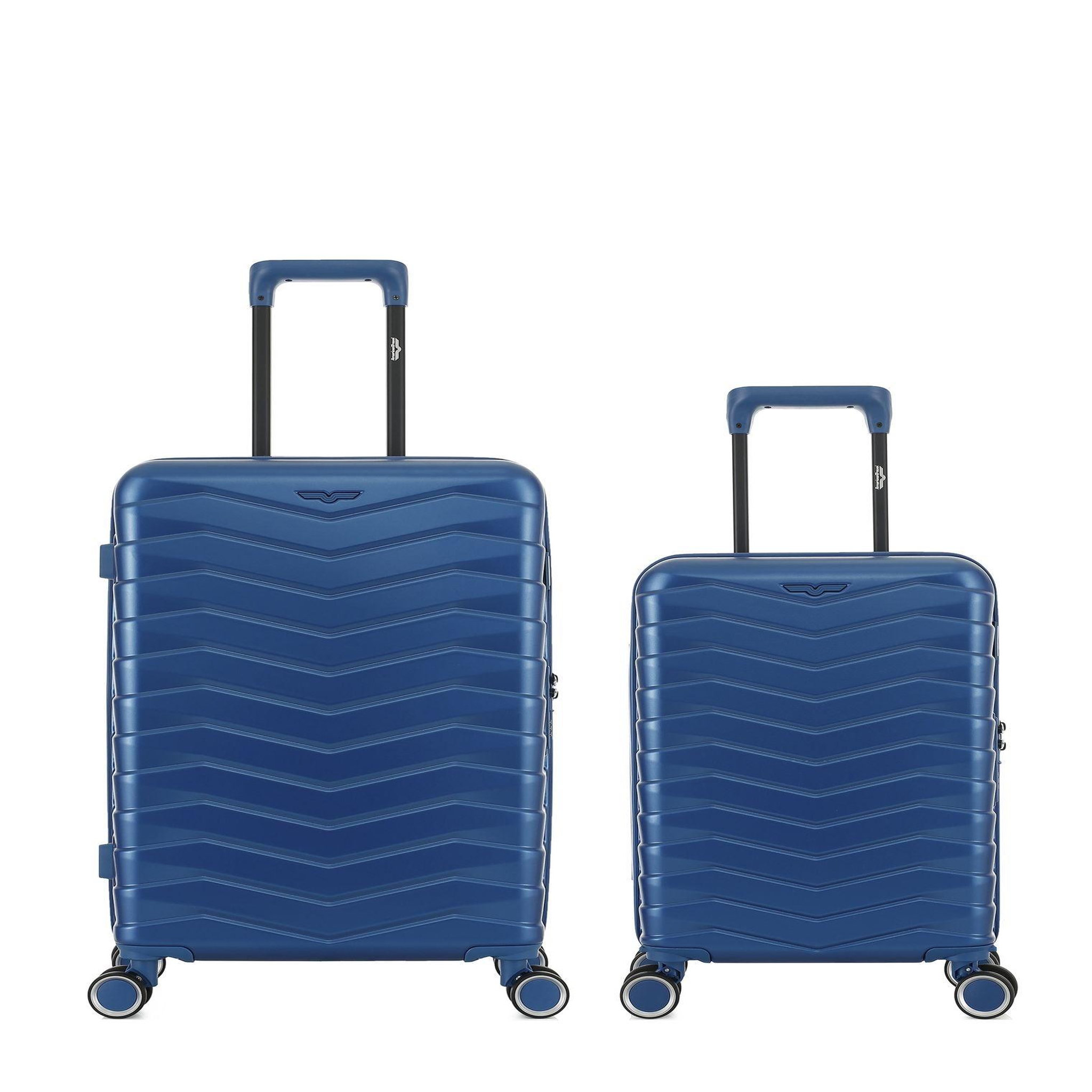 AMERICAN TRAVEL Lot de 2 Valises Rigides Taille Moyenne et Cabine XS SEATTLE. Coloris disponibles : Marron