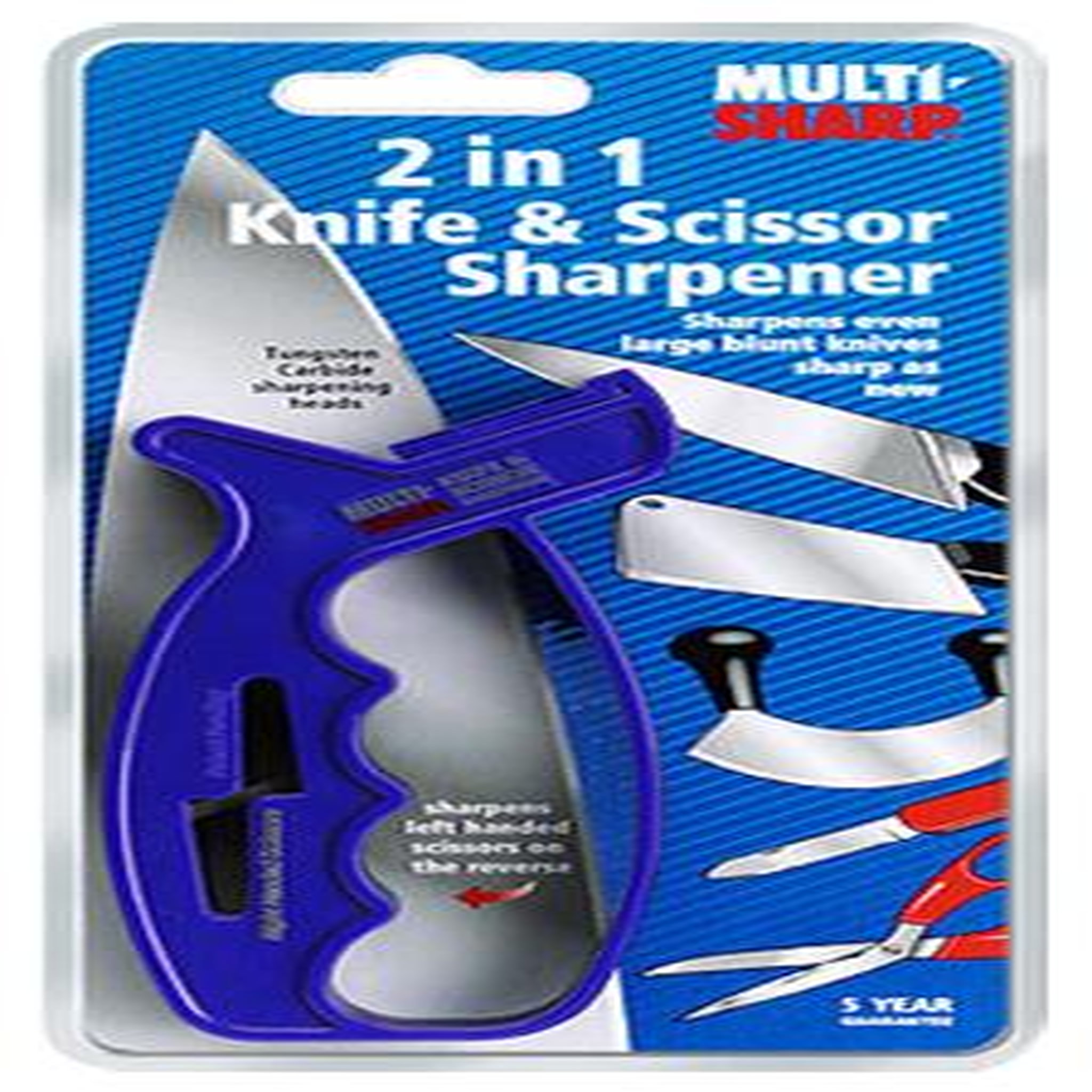 MULTI-SHARP Affûteur de couteaux, outils de jardin et paires de ciseaux