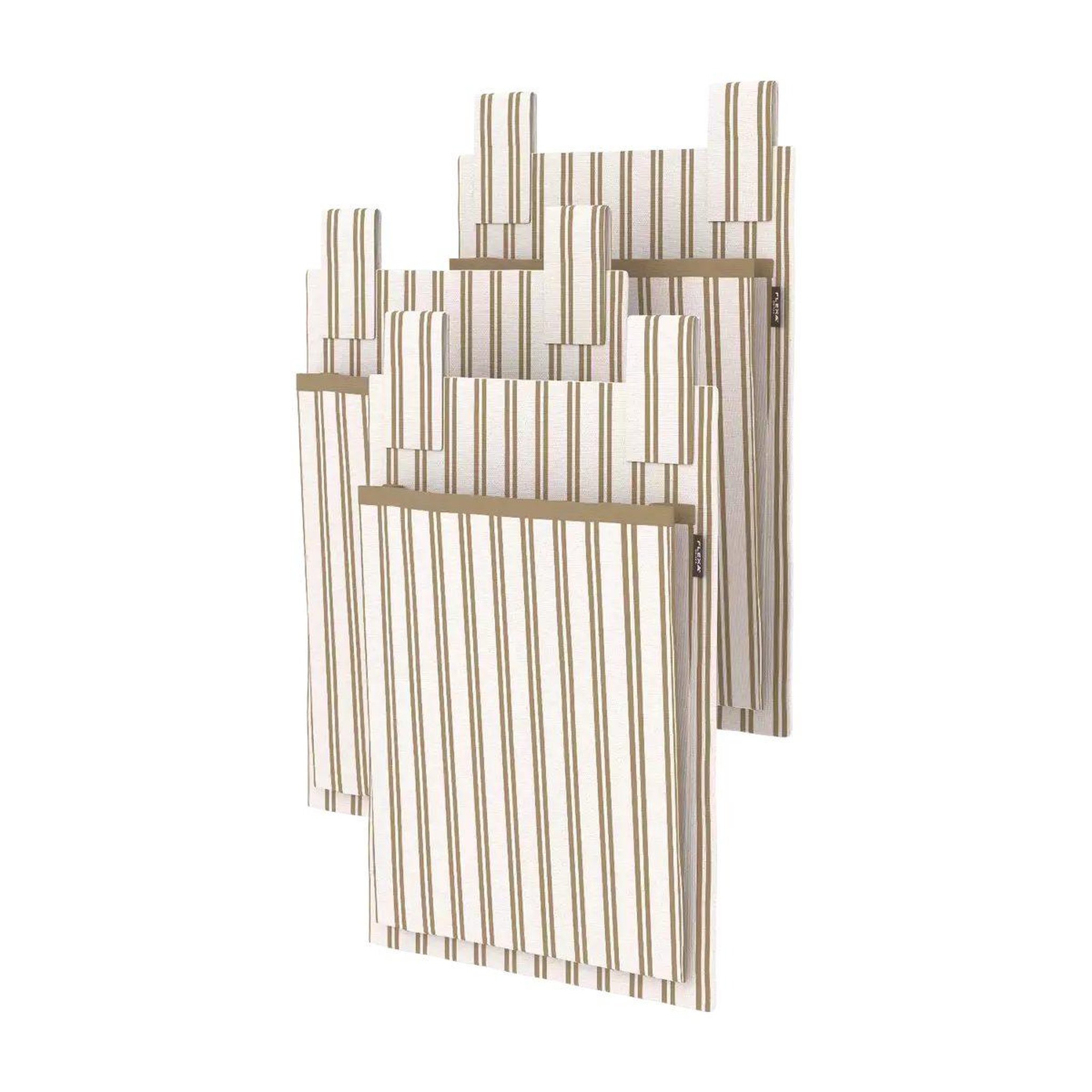 FLEXA Dawn poches de rangement pour lit motif rayures