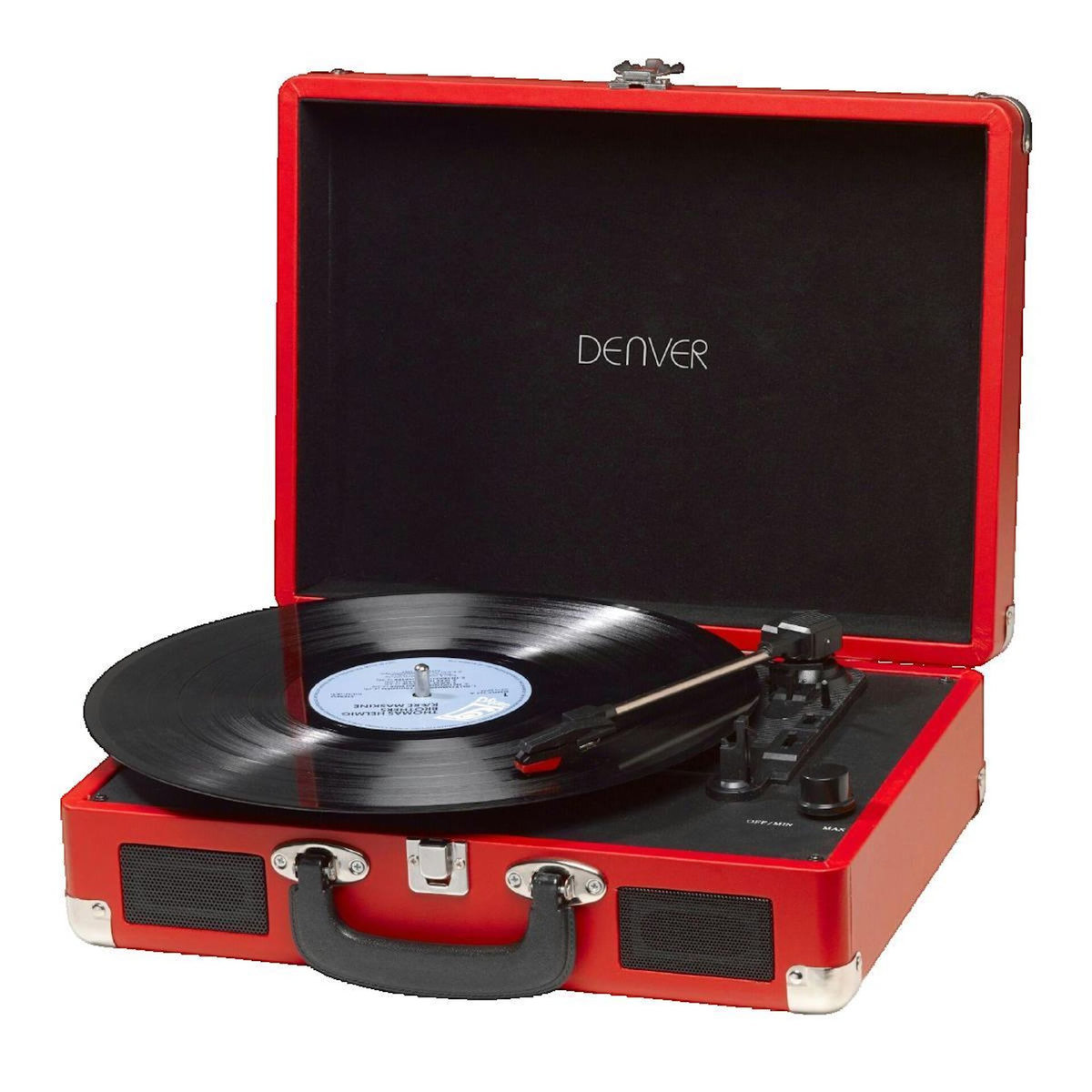 Denver Electronics Platine vinyle Denver Electronics VPL-120 Rouge
