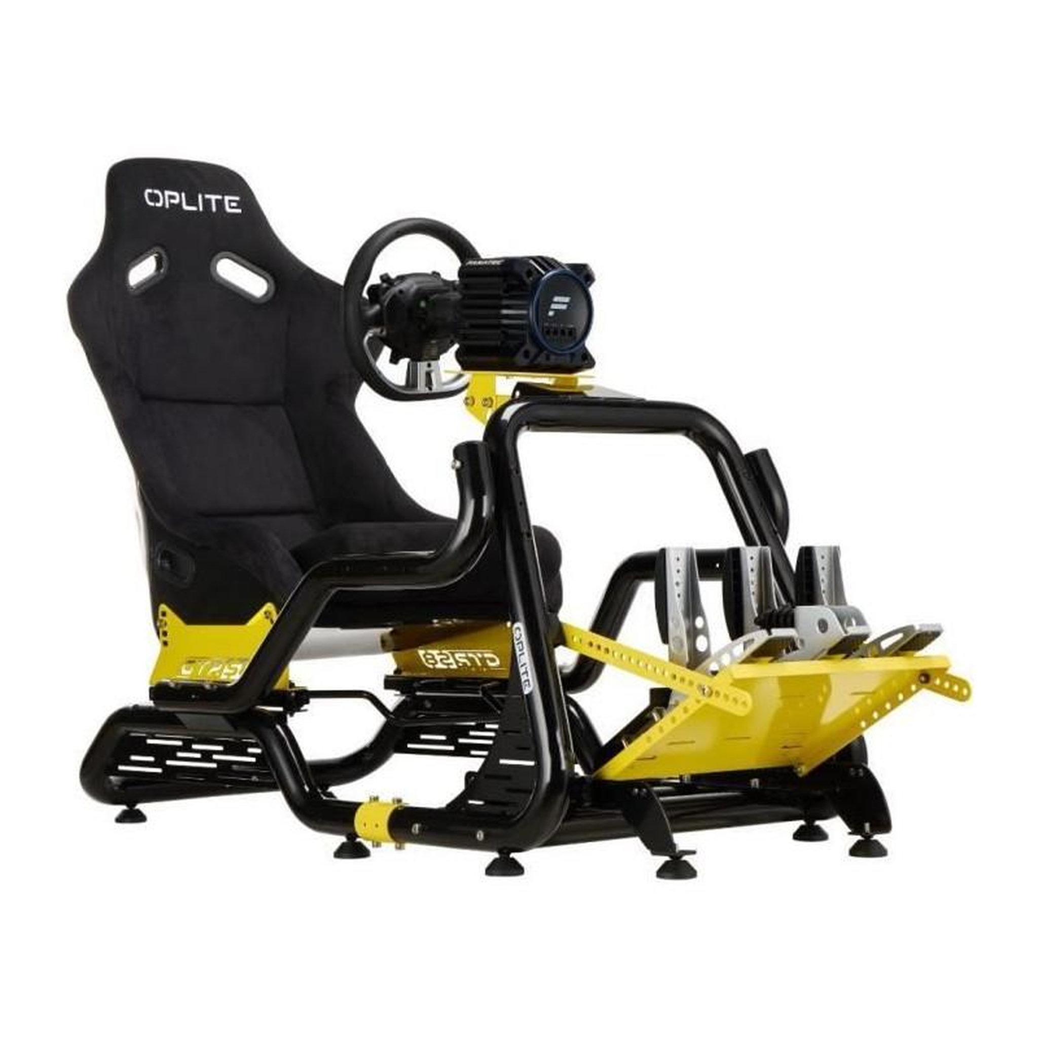 Voir la diapositive 4 : OPLITE Cockpit de simulation racing - OPLITE - GTR S8 Elite Force - Jaune