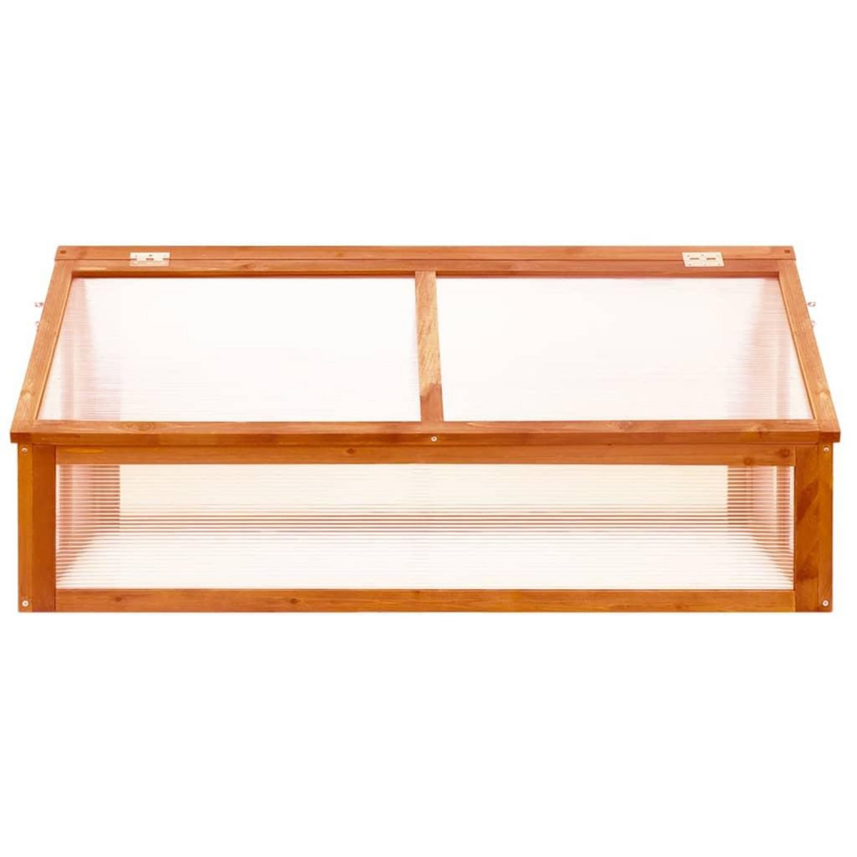 VIDAXL Serre Marron 114x80x50 cm Bois de sapin