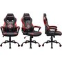 Voir la diapositive 4 : Subsonic Chaise gaming Iron Maiden Senjutsu , fauteuil gamer Noir et rouge taille S/M