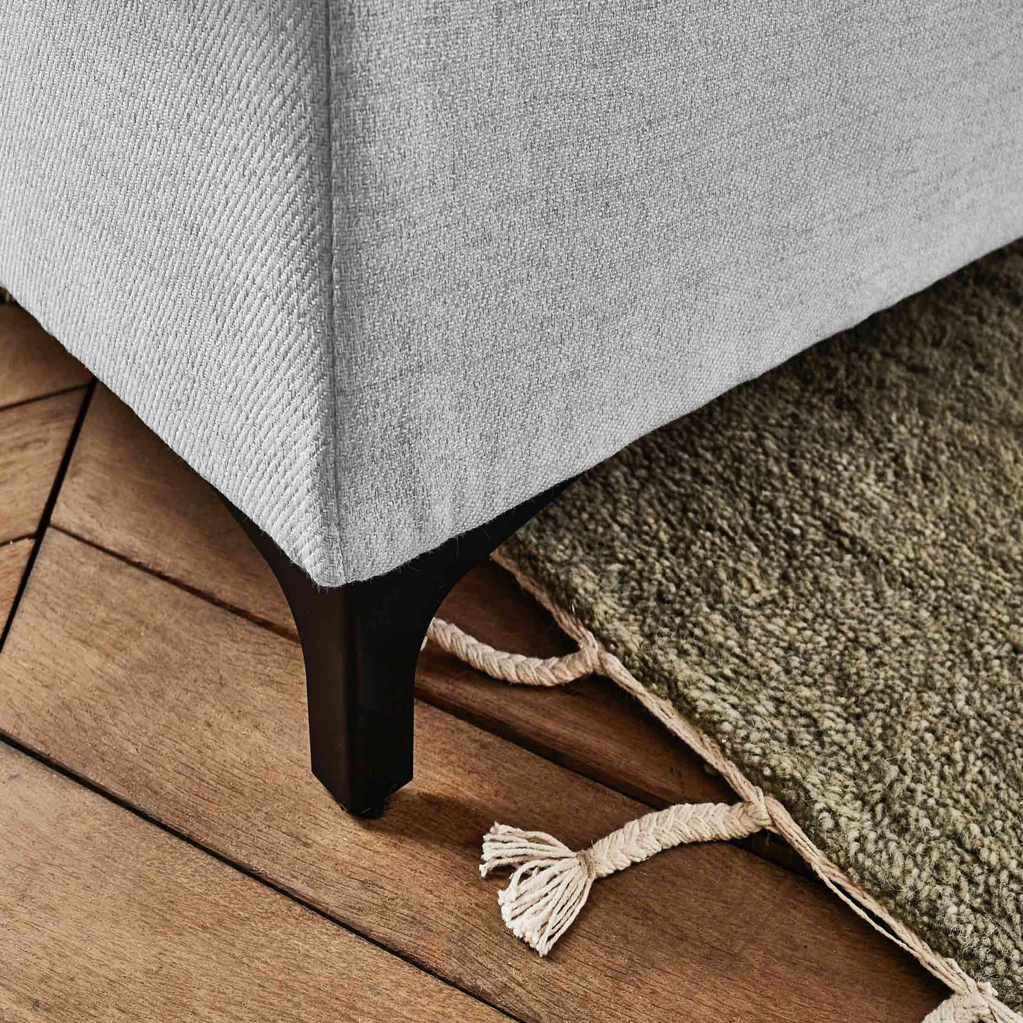 Voir la diapositive 5 : LISA DESIGN Olinda - canapé d'angle gauche - 5 places - convertible avec coffre et têtières réglables - en tissu