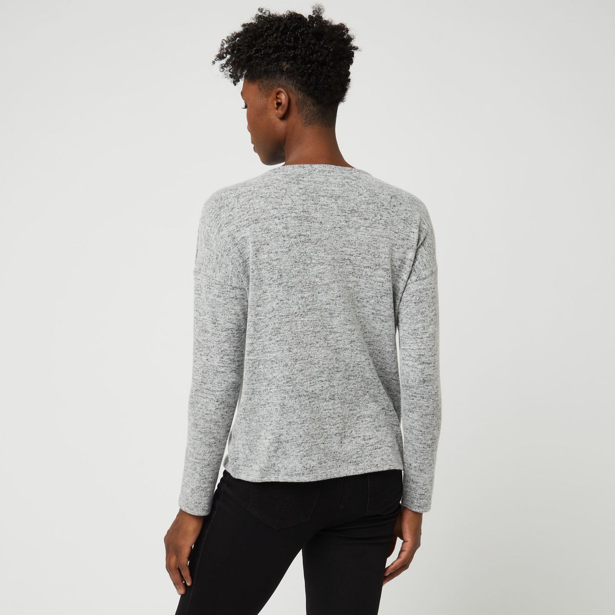 INEXTENSO T-shirt gris femme