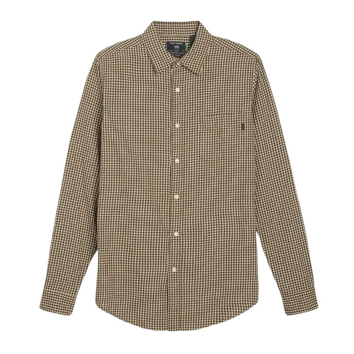 DOCKERS Chemise Marron à Motifs Homme Dockers Woven