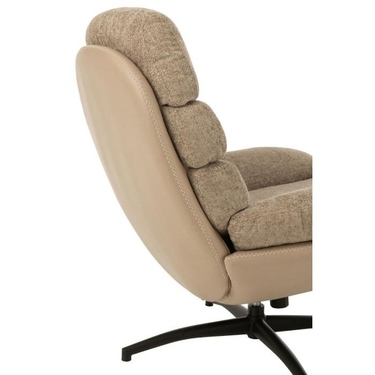 Paris Prix Fauteuil Relax & Repose-Pieds  Multiplex  102cm Gris Foncé