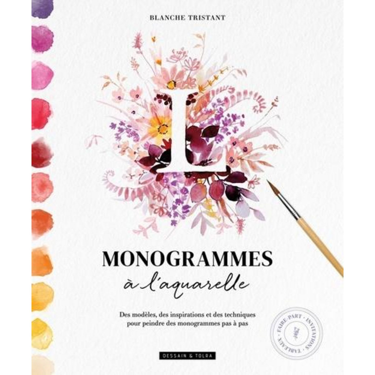 MONOGRAMMES A L'AQUARELLE, Tristant Blanche