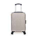 WAVE PARIS WAVE PARIS - Valise Cabine XS VOLGA-E 50 cm 4 Roues. Coloris disponibles : Beige, Gris