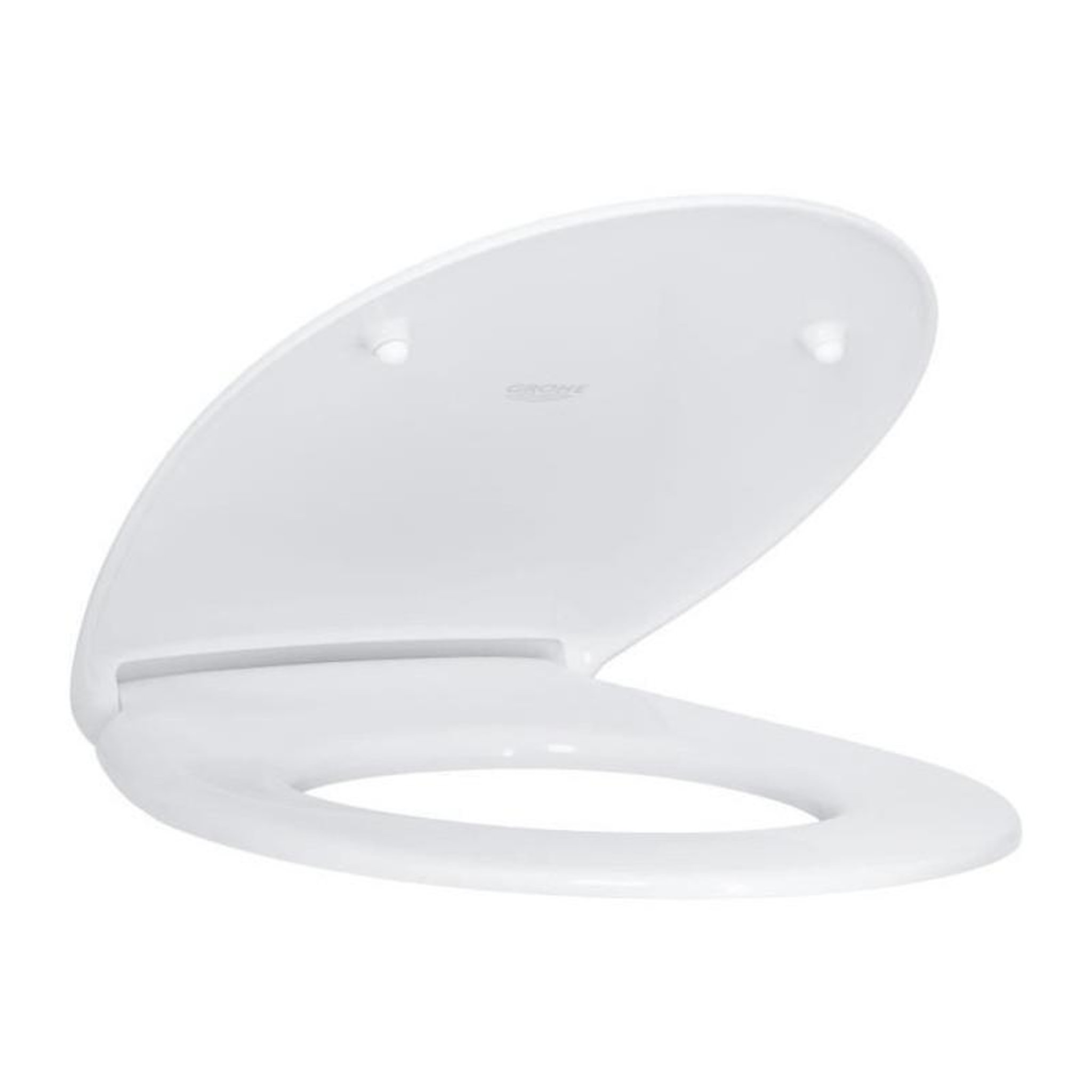 Voir la diapositive 4 : Grohe Abattant WC fermeture avec frein de chute GROHE - Bau ceramic - Blanc alpin