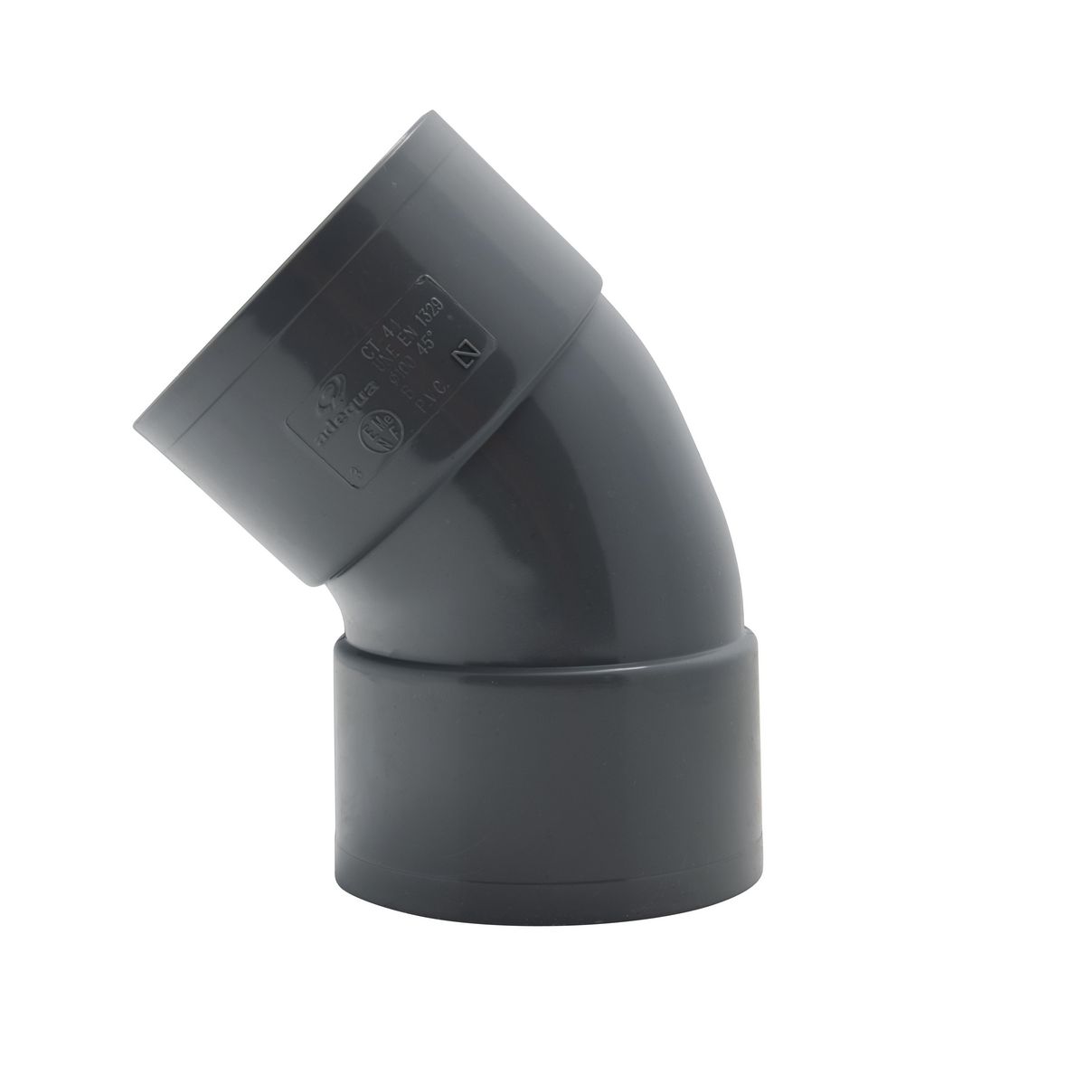 Jardibric Coude femelle-femelle 45° ø100mm sfc