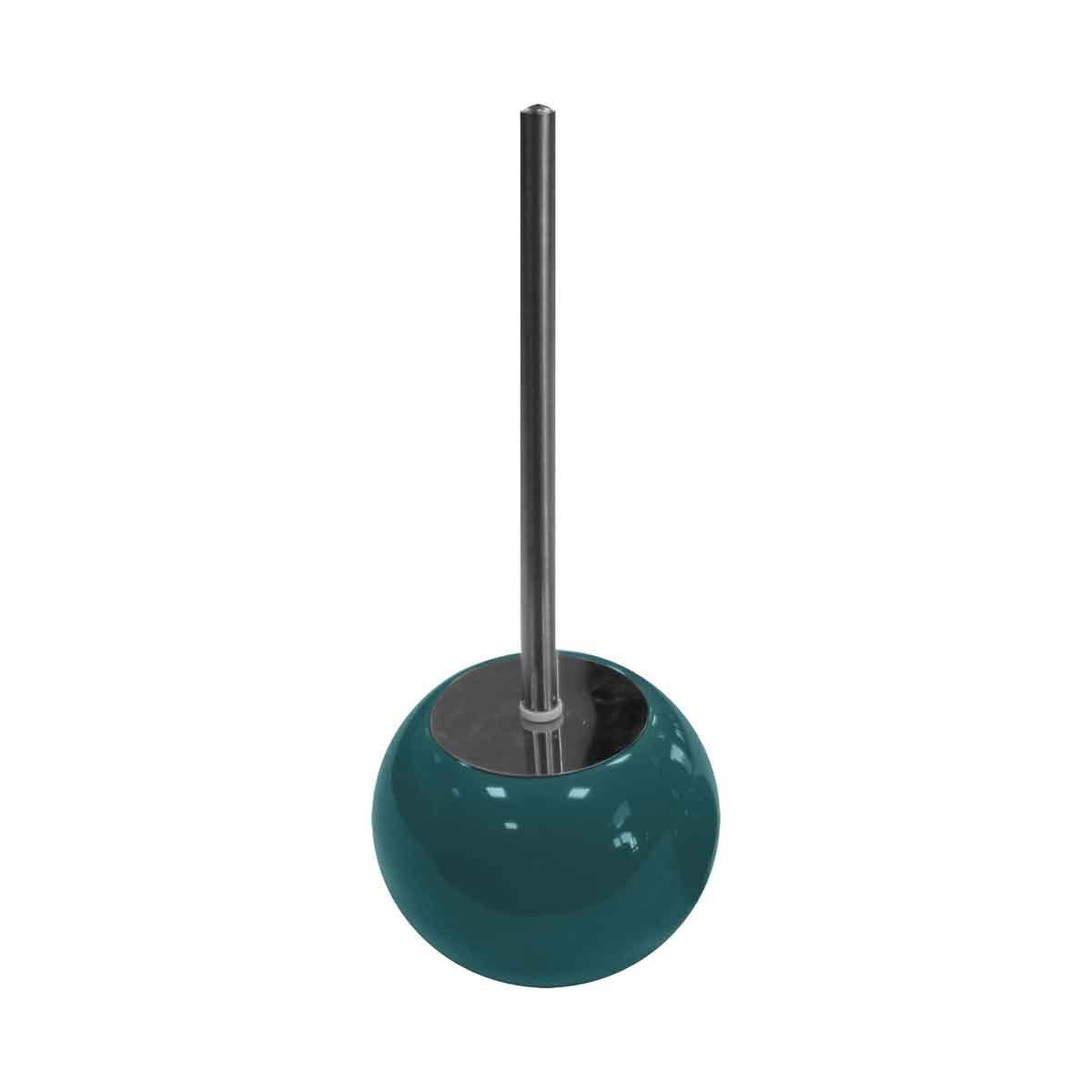 Voir la diapositive 1 : Douceur d'Intérieur Brosse wc design  bullea  37cm bleu émeraude