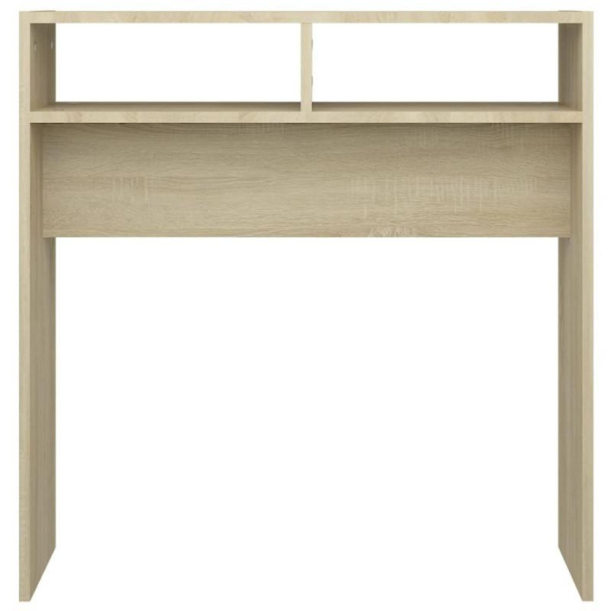 VIDAXL Table console chêne sonoma 78x30x80 cm bois d ingénierie