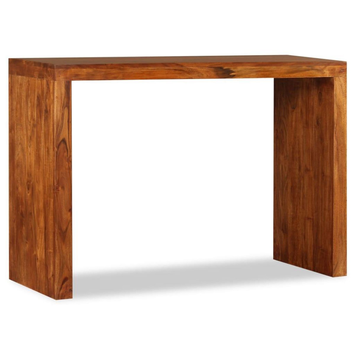 VIDAXL Table console Bois massif avec finition miel 110x40x76 cm
