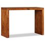 Voir la diapositive 5 : VIDAXL Table console Bois massif avec finition miel 110x40x76 cm