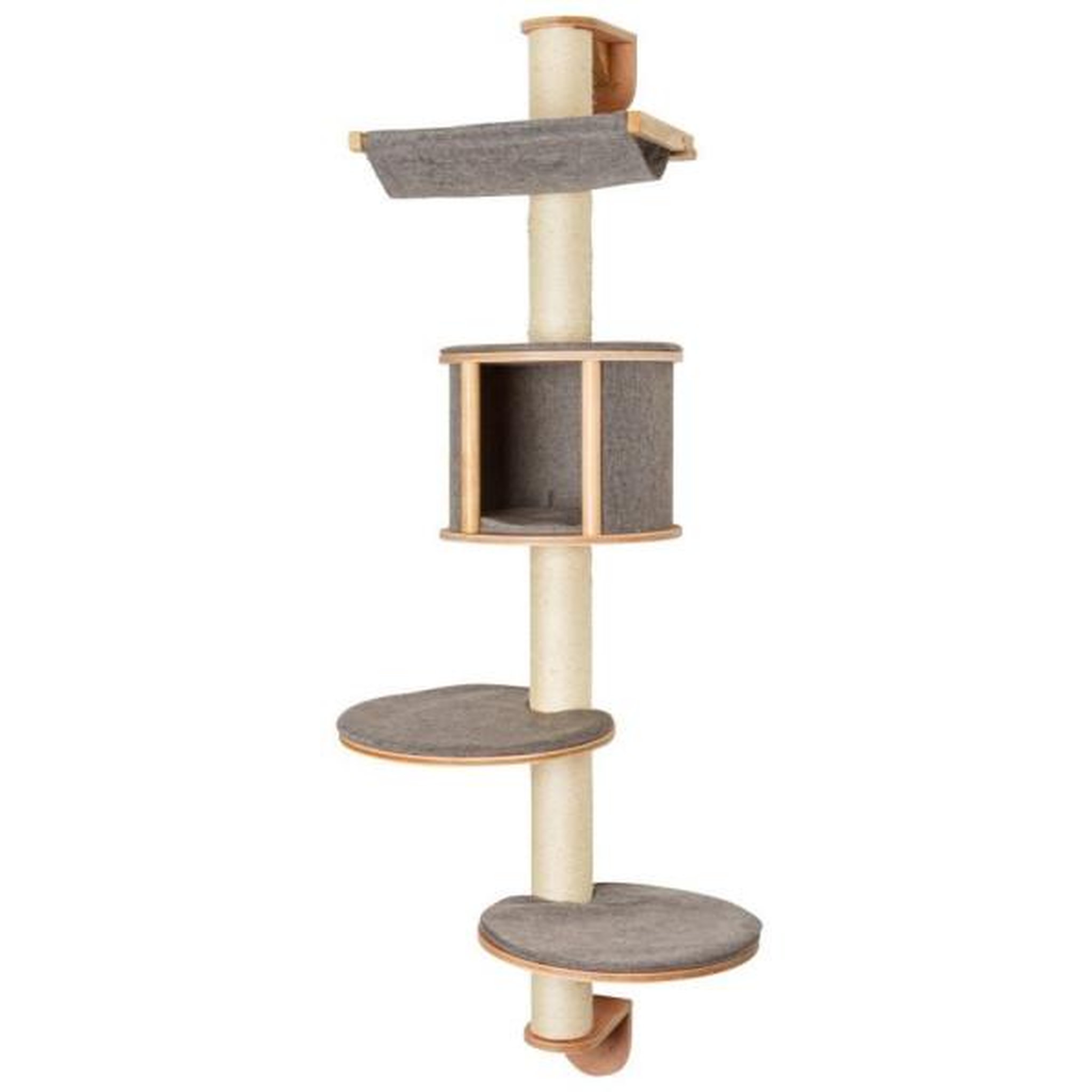 KERBL Arbre a chat mural - H. 168 cm - Dolomit Tofana - KERBL - Gris