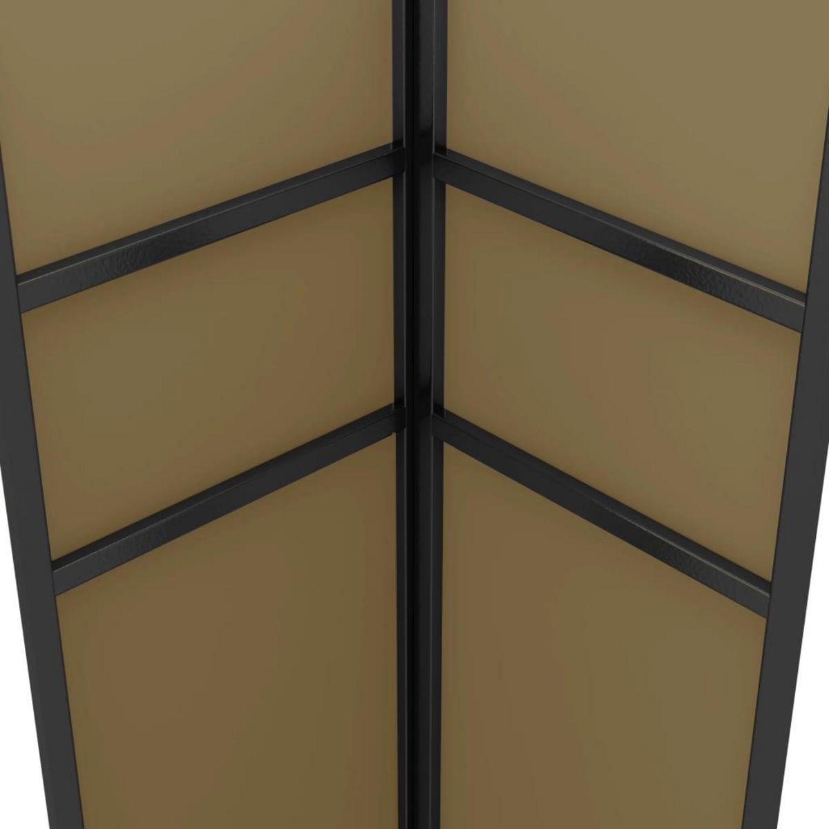 VIDAXL Belvedere avec double toit 3x3x2,7 m Taupe 180 g/m^2