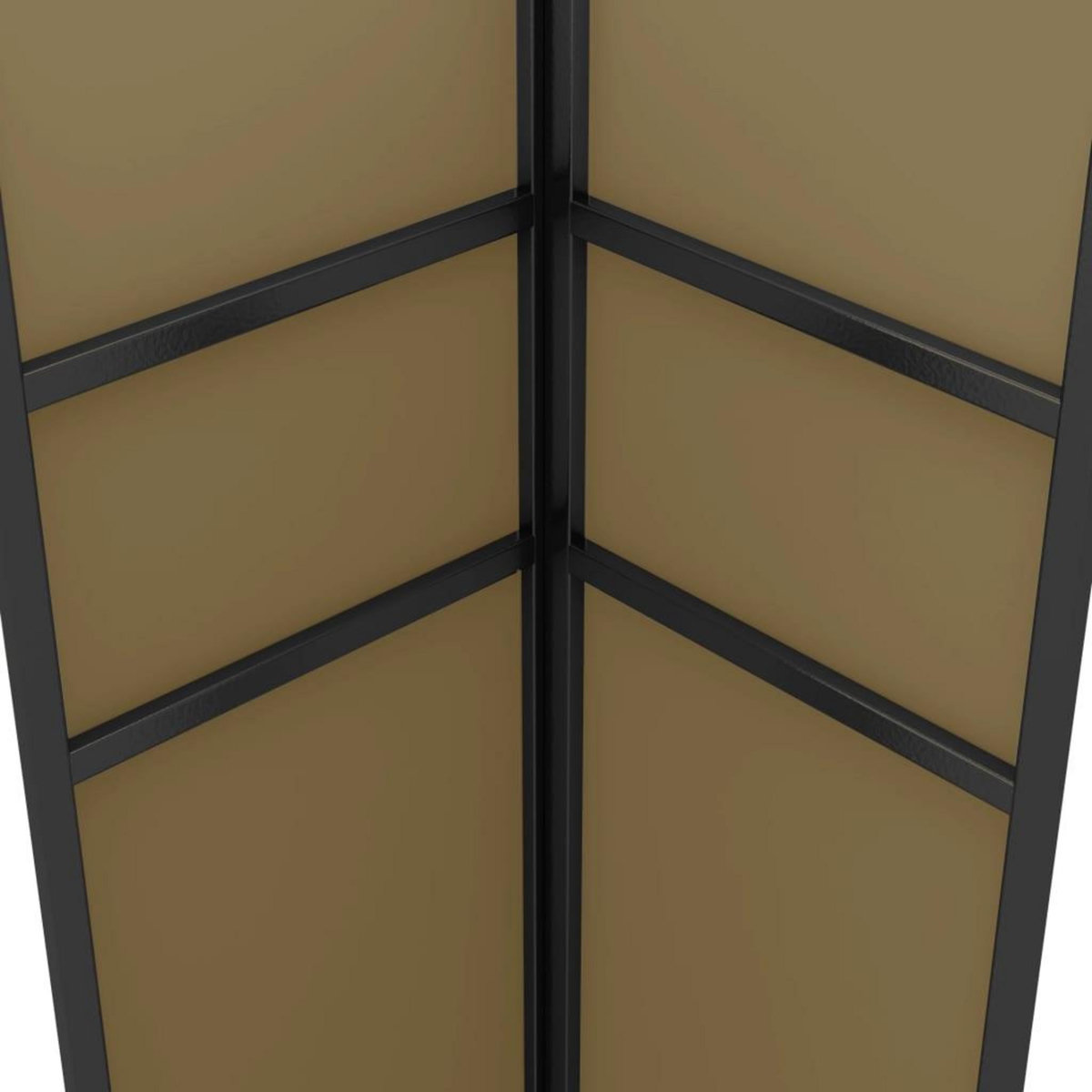 VIDAXL Belvedere avec double toit 3x3x2,7 m Taupe 180 g/m^2