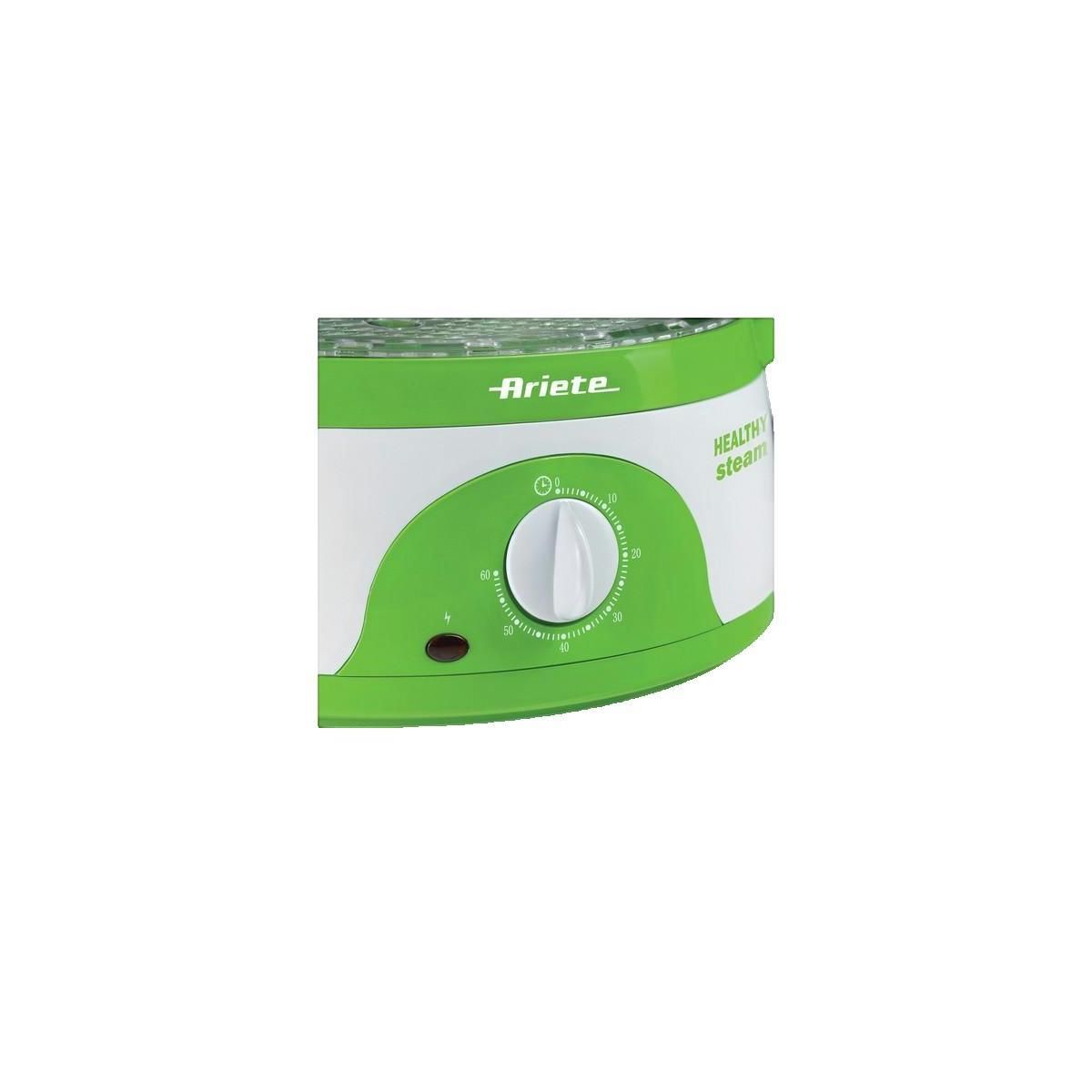 ARIETE Cuiseur vapeur Ariete 911 Healthy Steam vert et blanc