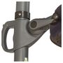 Voir la diapositive 4 : GARDENSTAR Parasol déporté - Aluminium et polyester - D3m - Gris Anthracite